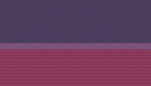 A sky gradient rendered without dithering, showing hard bands.