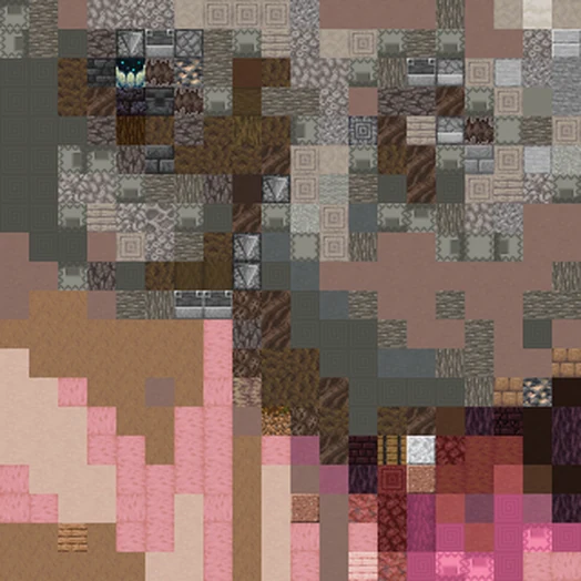 The same close-up matched on micro texture only